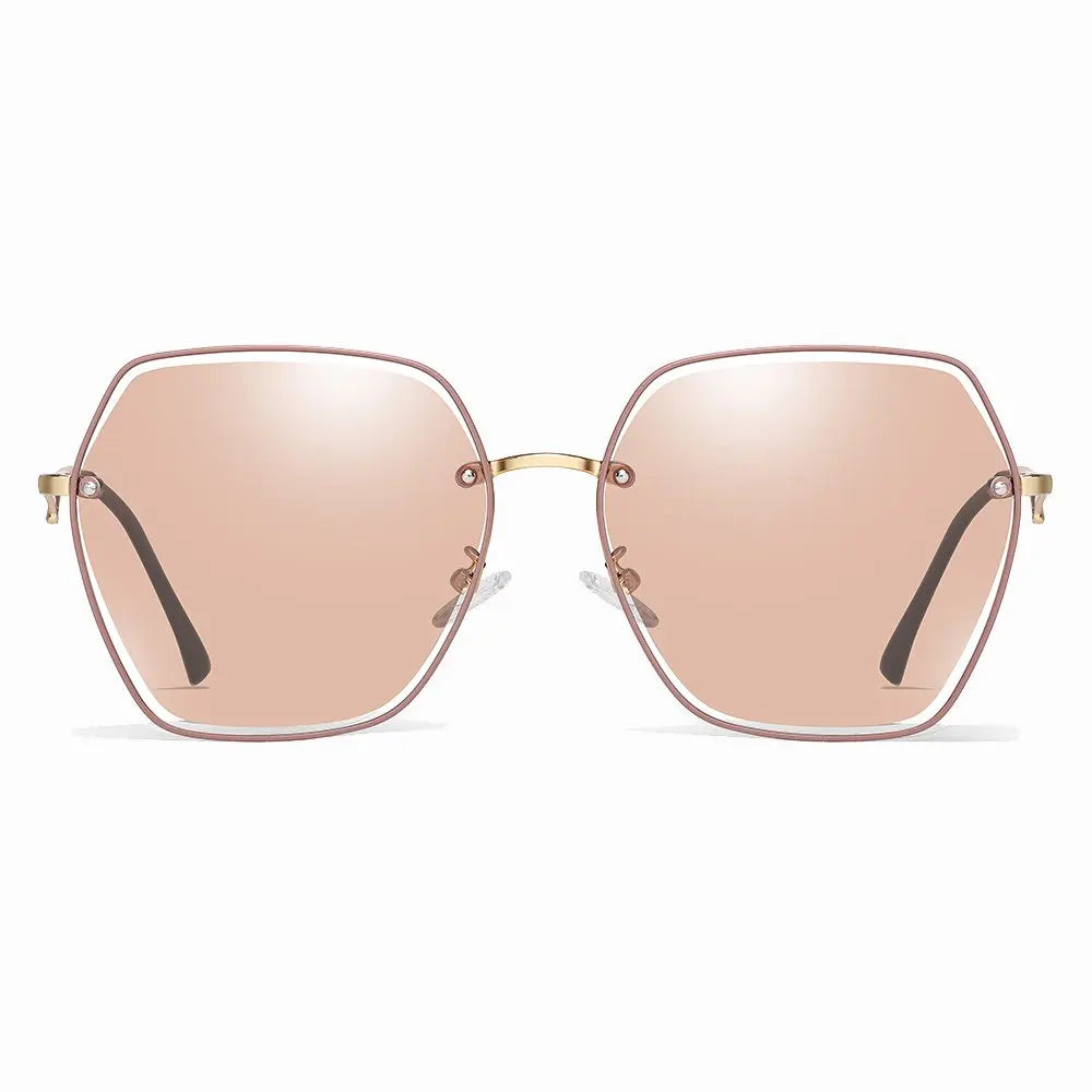 Women's Rimless Non-Polarized Sunglasses - SC 2640 C3 - KRISHNA WATCH COMPANY
