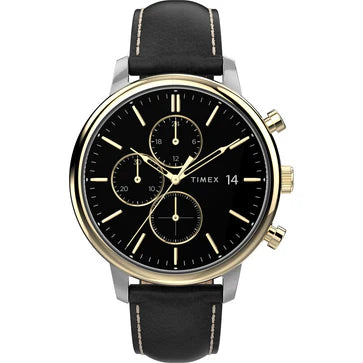 Timex Trend 3 Hands Men's Analog Black Dial Quartz Watch - TW2U39100UJ - KRISHNA WATCH COMPANY