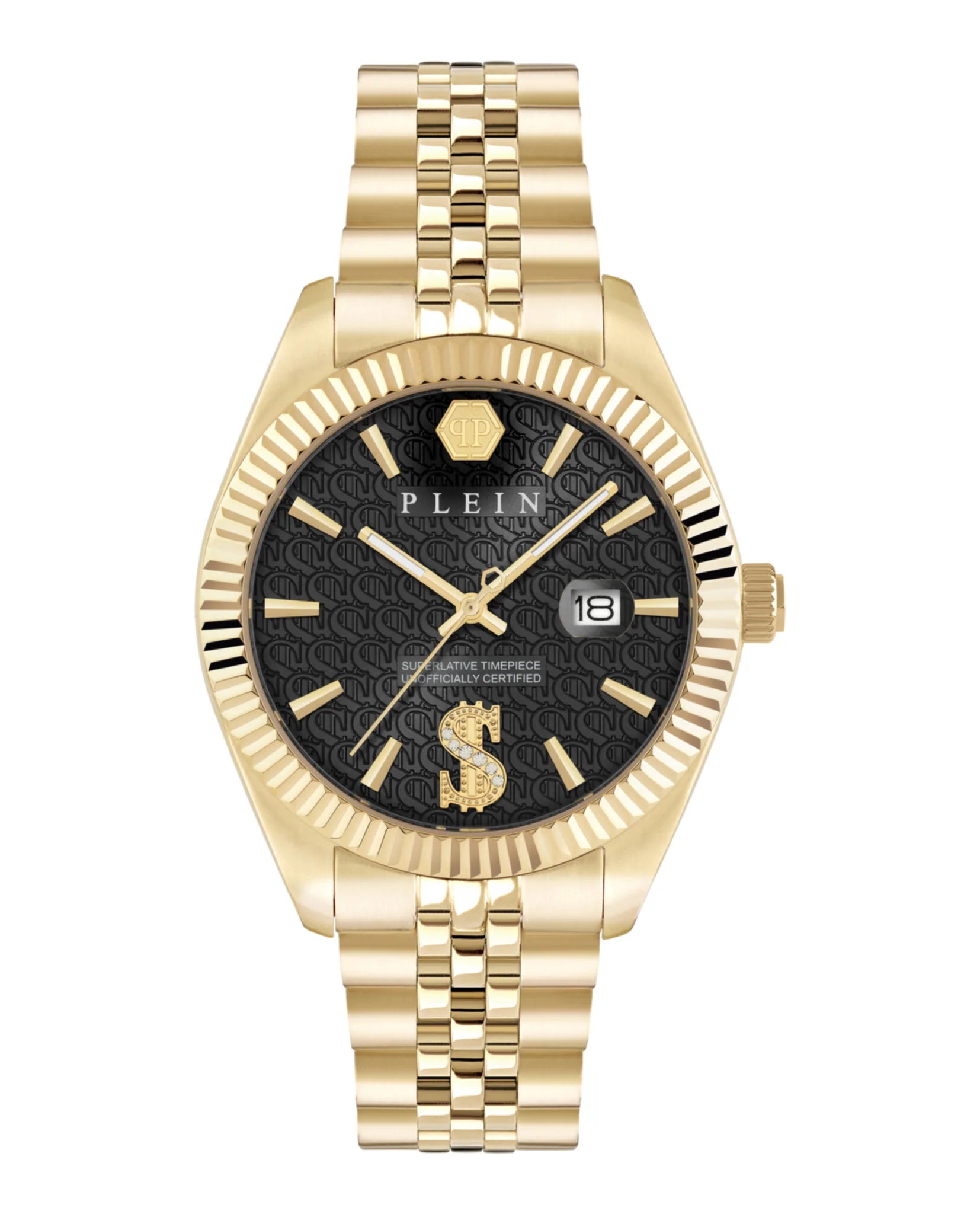 PHILIPP PLEIN Date Superlative Crystal Watch PWMFA1025 - KRISHNA WATCH COMPANY