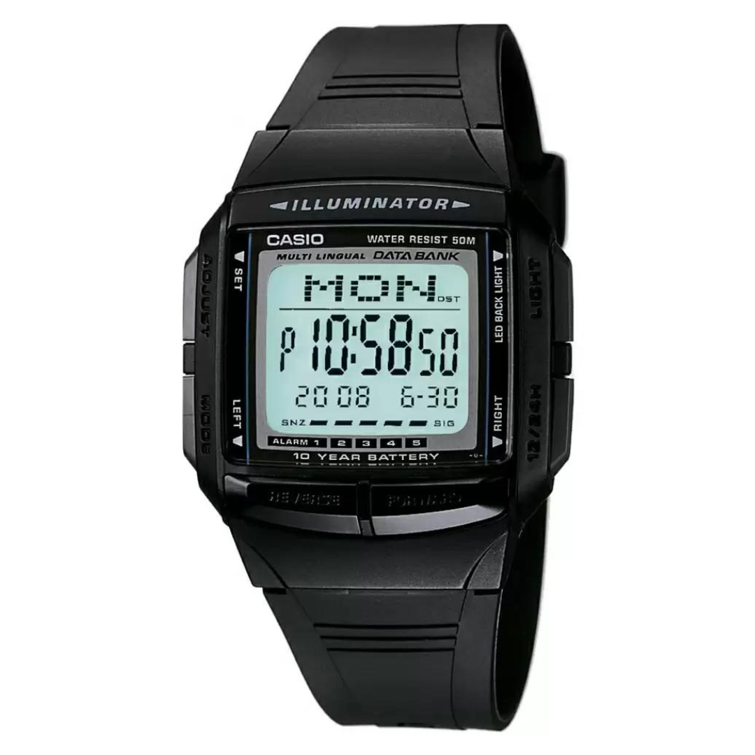 CASIO Black Digital - Unisex Watch Vintage Collection DB-36-1AVDF - DB23 - KRISHNA WATCH COMPANY