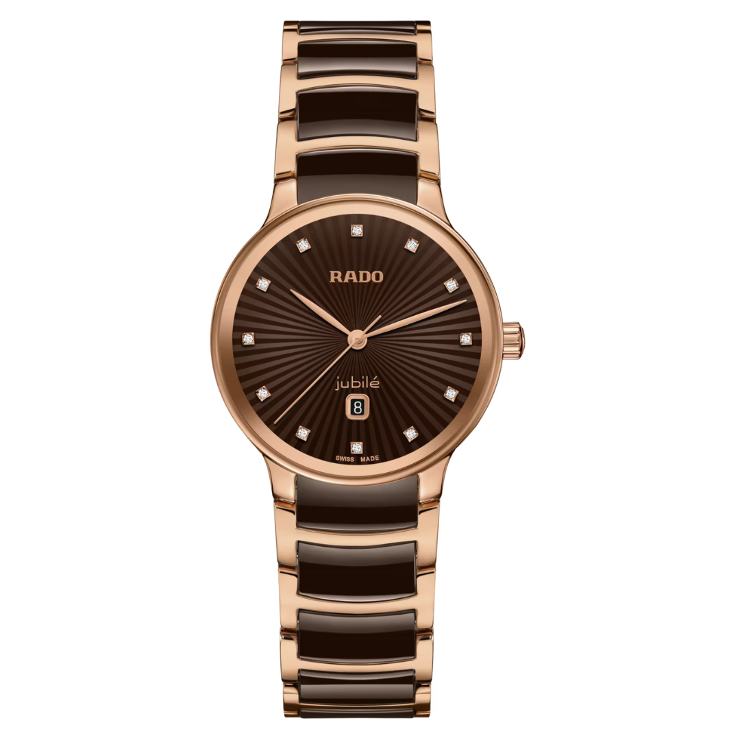 RADO Centrix Diamonds Watch for Women - R30024732 - KRISHNA WATCH COMPANY
