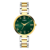 Timex Green Dial with Roman Numbers Women's Astrological Watch - TW000X274