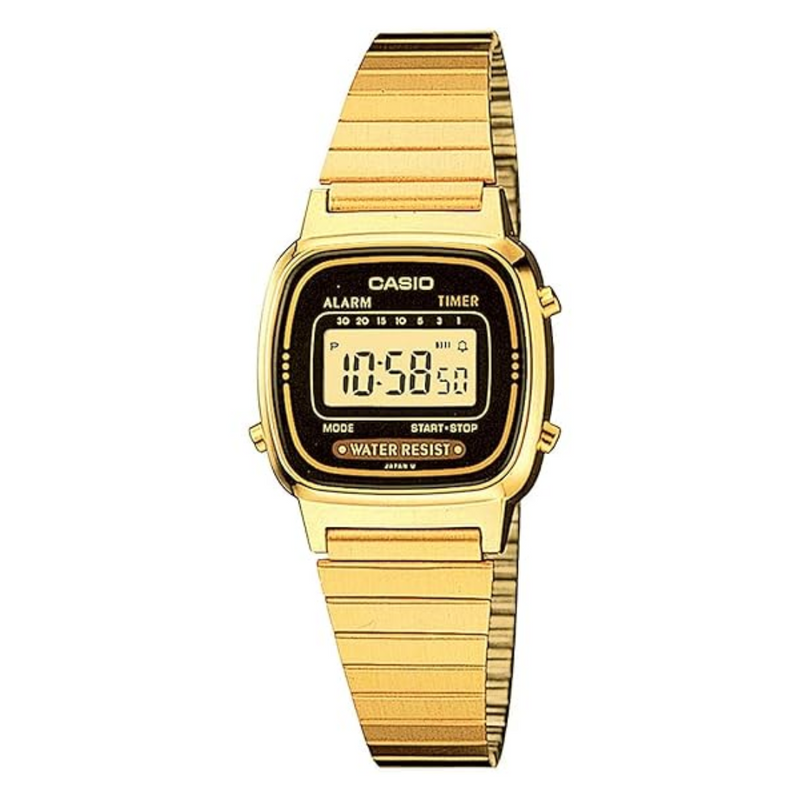 Casio Vintage Collection Gold Digital - Watch AE1000W1BVDF - D124