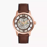 FOSSIL Townsman Automatic Brown Leather Watch ME3259