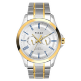 Timex Men Silver Round Analog Dial Watch - TW000X134