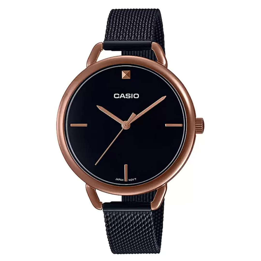 CASIO Black Analog - Women's Watch ENTICER LTP-E415MBR-1CDF - A1811