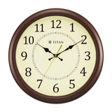 Titan Classic 42 cm Off-White Wall Clock: Silent Serenity - W0056PA01 - KRISHNA WATCH COMPANY