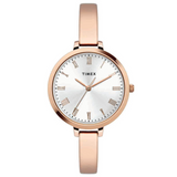 Timex Fashion Women's Silver Dial Round Case 3 Hands Function Watch -TWEL12817 - KRISHNA WATCH COMPANY