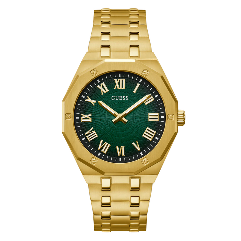 Guess astrological Men's Gold Tone Analog Watch - GW0575G2
