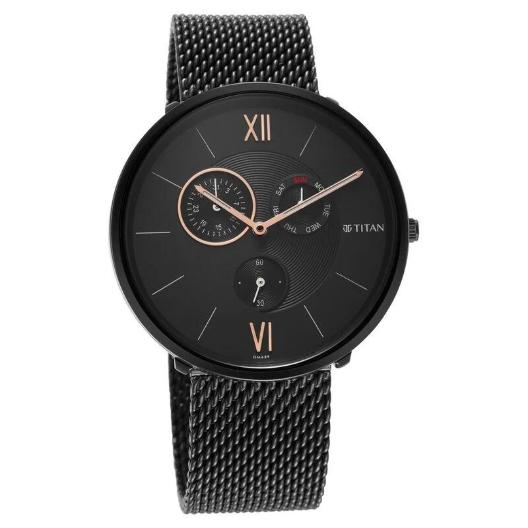 Titan Men's Slimline Watch - 1877NM01 - KRISHNA WATCH COMPANY
