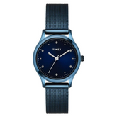 Timex Women Blue Round Analog Dial Watch- TW0TL8717