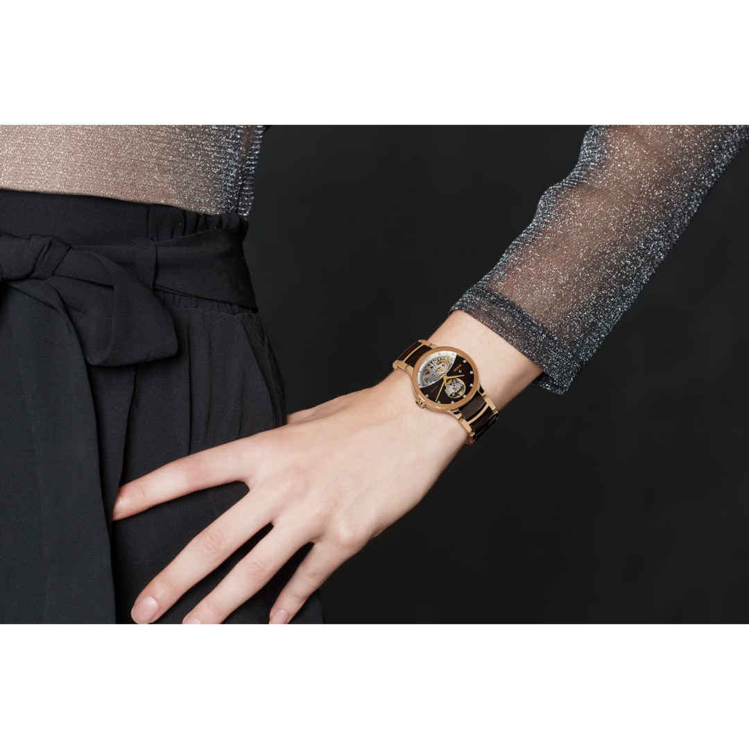 RADO Centrix Automatic Diamonds Open Heart R30248712 - KRISHNA WATCH COMPANY