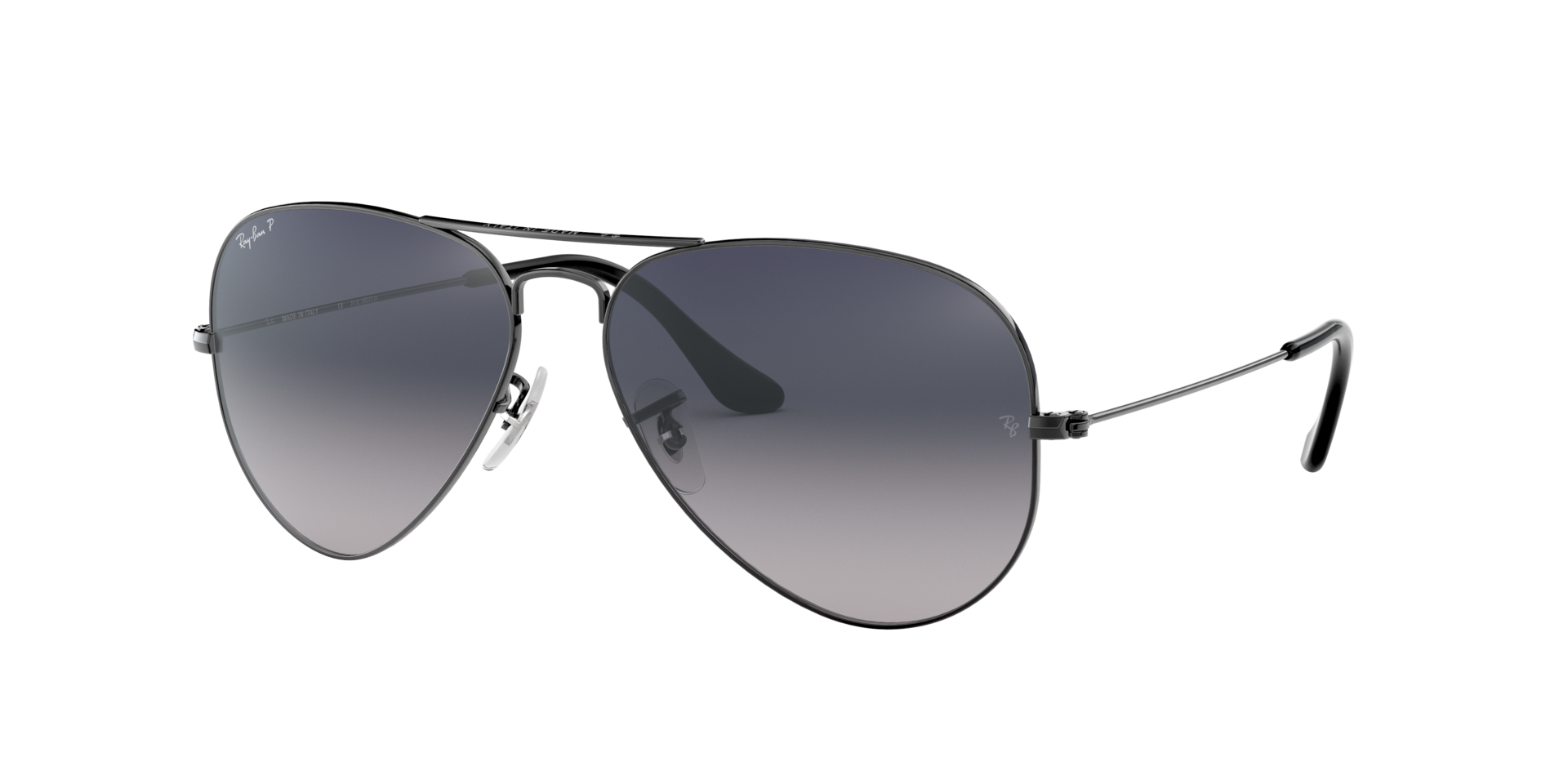 Ray-Ban Unisex Polarized Blue Lens Pilot Sunglasses - 0RB3025I001/7858 - KRISHNA WATCH COMPANY