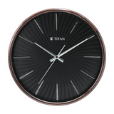 Titan Contemporary Brown Wall Clock - W0013PA01 - KRISHNA WATCH COMPANY