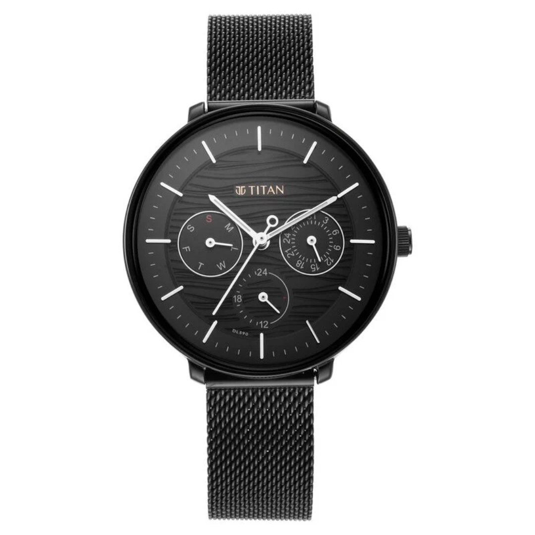 Titan Women's Svelte Green: Multi-Function Watch - 2651NM02 - KRISHNA WATCH COMPANY