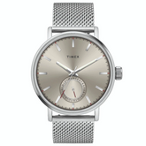 Timex Fashion Men's Grey Dial Round Case Date Function Watch -TWEG20000