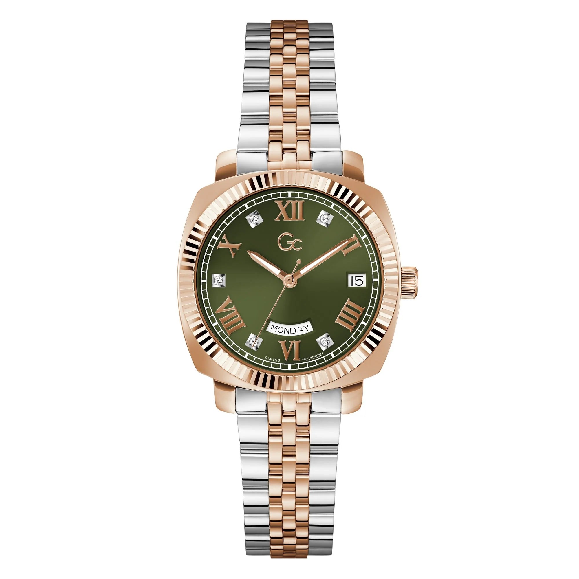 Gc Flair Coussin Analog Watch For Women Z44004L3 - KRISHNA WATCH COMPANY