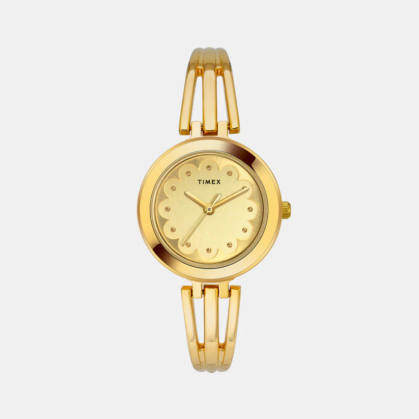 TIMEX BLOOM Gold Tone Womens Watch - TWTL10311 - KRISHNA WATCH COMPANY