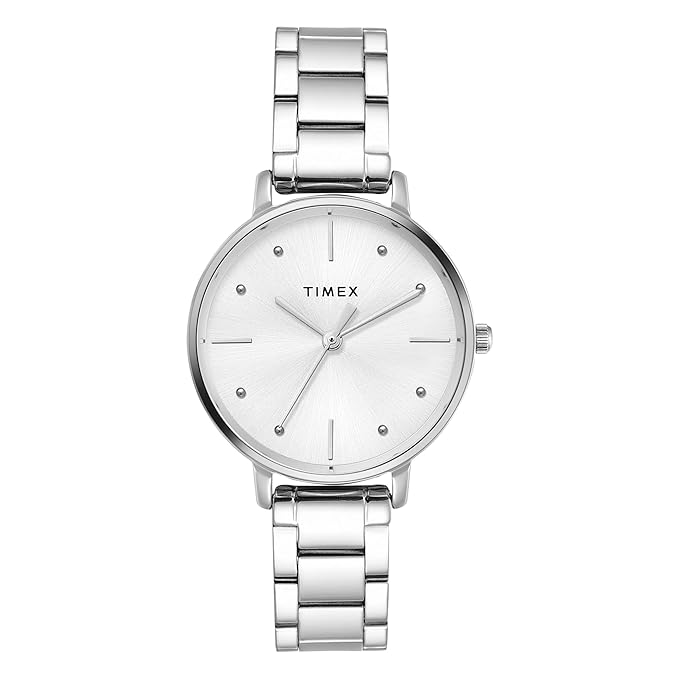 Timex Silver Dial Women's Watch - TWEL15823 - KRISHNA WATCH COMPANY