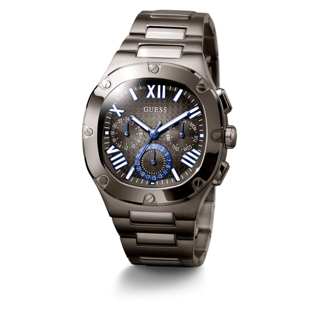 Guess Men's Gunmetal Multi-function Watch GW0572G5 - KRISHNA WATCH COMPANY