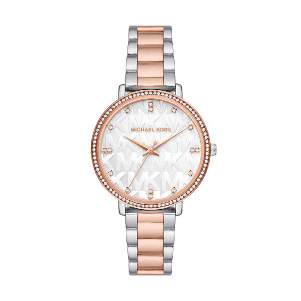 Michael Kors Pyper Three-Hand Stainless Steel Watch MK4920 - KRISHNA WATCH COMPANY