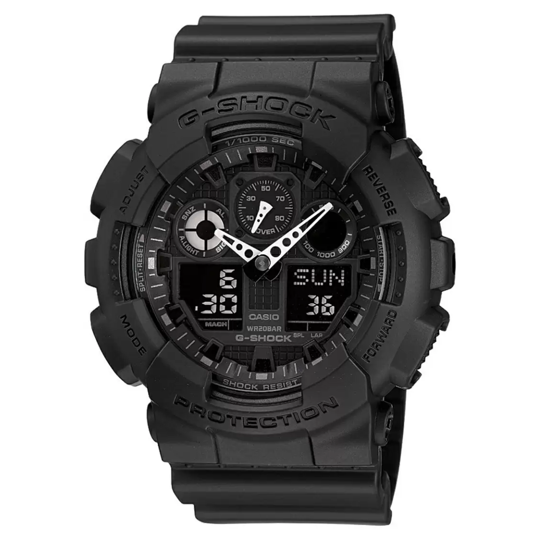 Black Analog-Digital - Men's Watch G-SHOCK GA-100-1A1DR (G270) - KRISHNA WATCH COMPANY