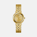 Guess Female Gold Analog Stainless Steel Watch - GW0613L2