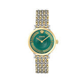 Versace Green Round Dial Analog Women Watch - VE0A00325
