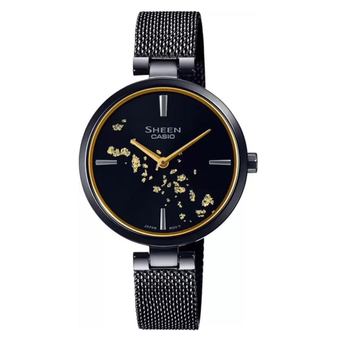 Casio 2024 sheen black