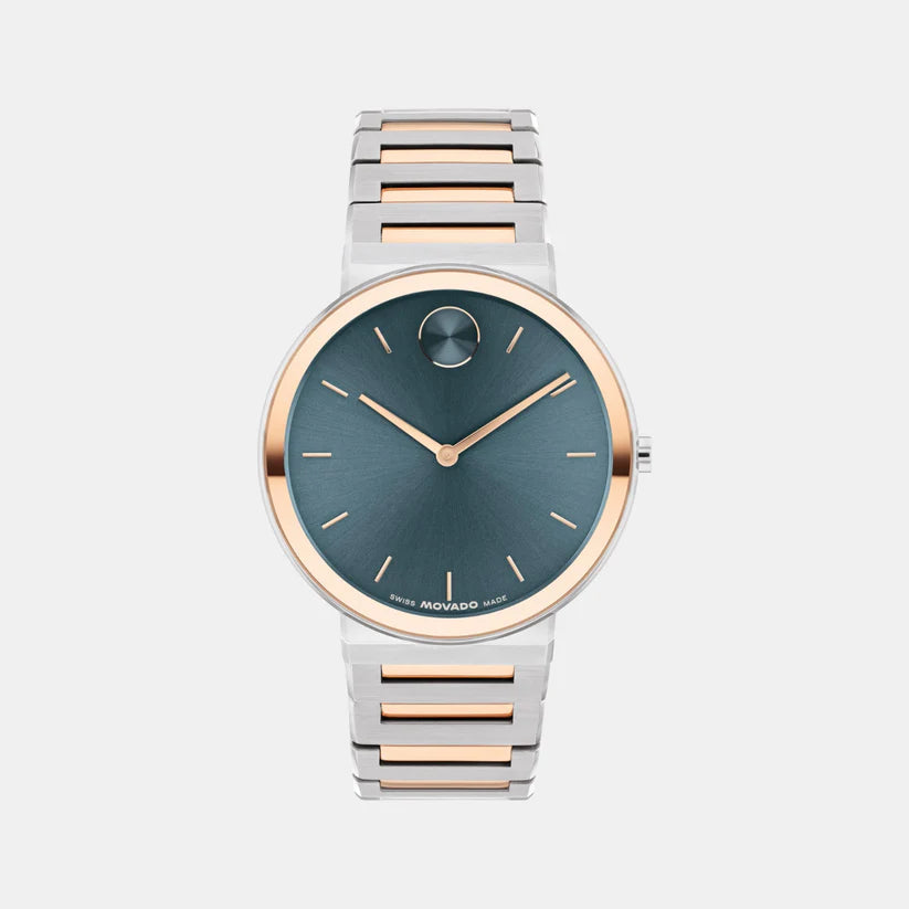 Movado Bold Men Quartz Teal Dial Analog Watch 3601268 - KRISHNA WATCH COMPANY