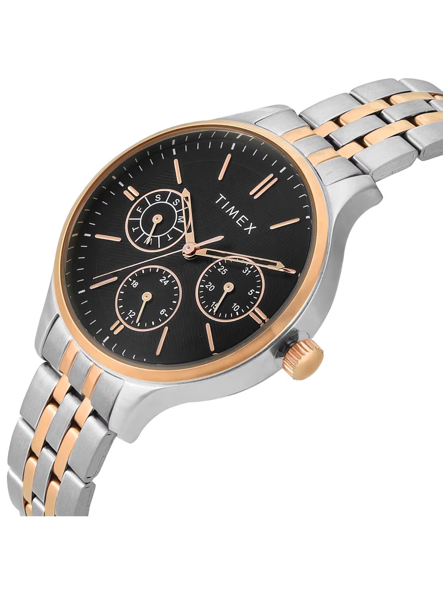 TIMEX Trendline Black Round Dial Analog Women's Watch - TWEL14837 - KRISHNA WATCH COMPANY