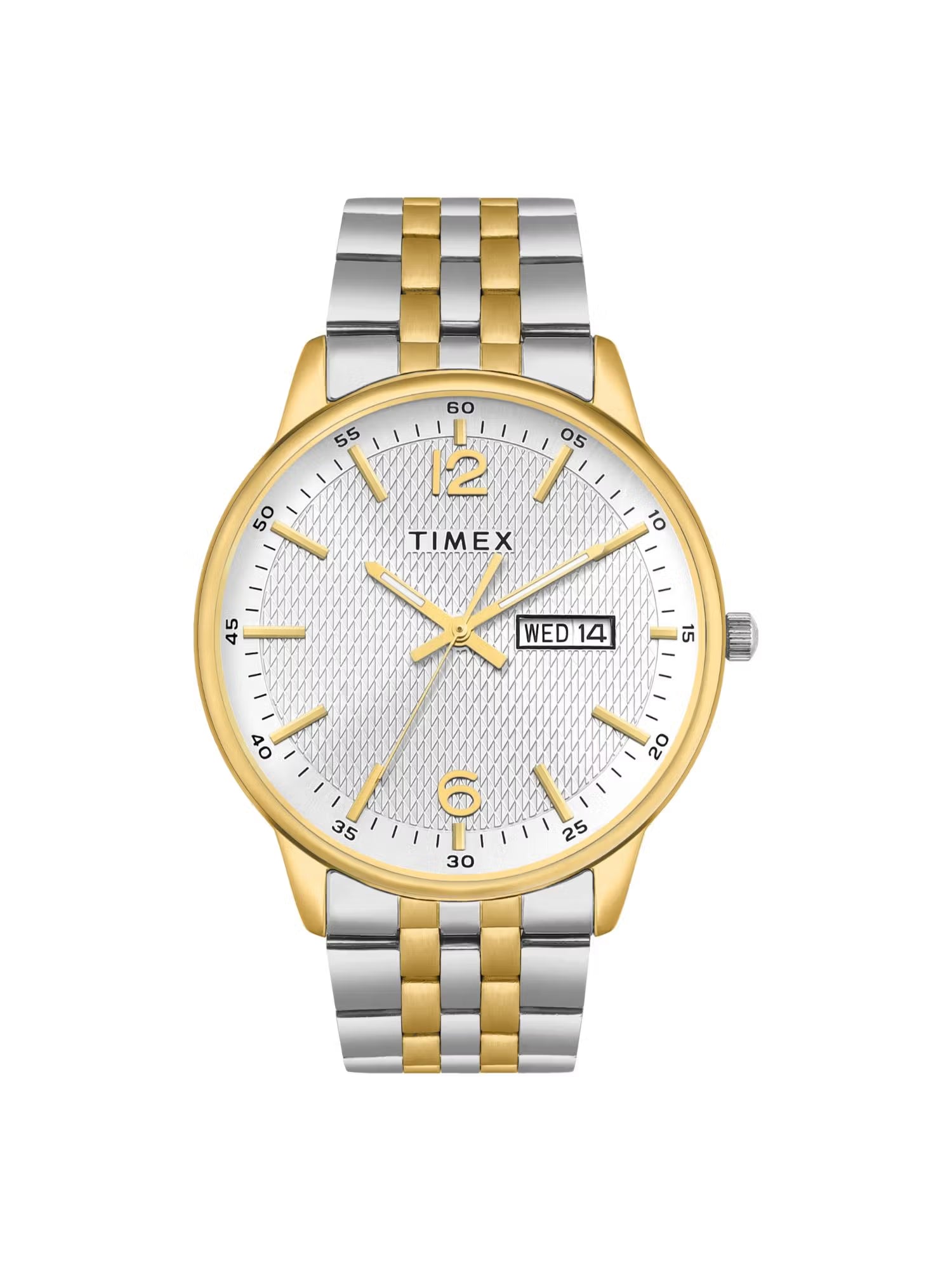 TIMEX Classics Silver Round Dial Analog Mens Watch - TWTG12112 - KRISHNA WATCH COMPANY