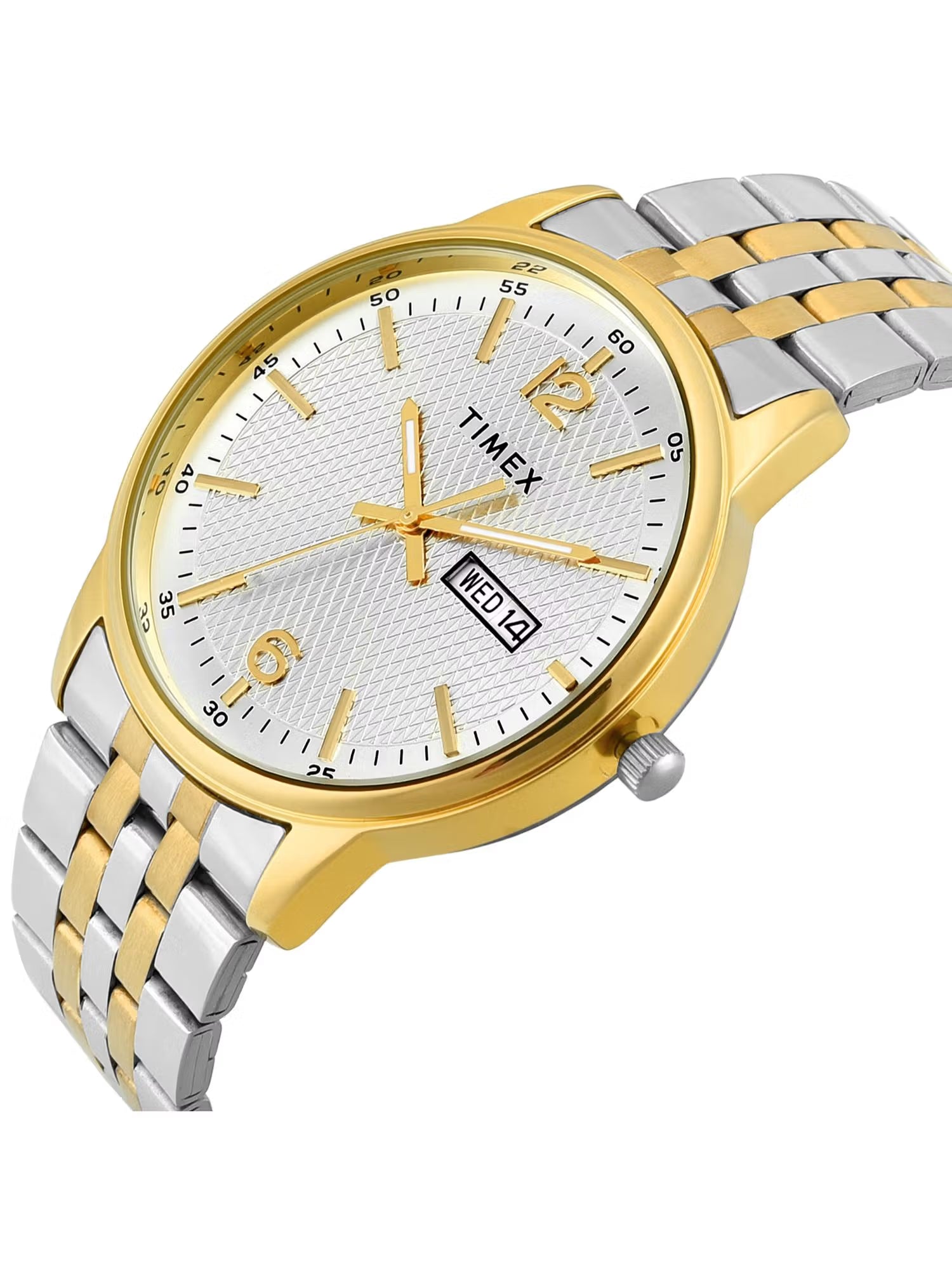 TIMEX Classics Silver Round Dial Analog Mens Watch - TWTG12112 - KRISHNA WATCH COMPANY