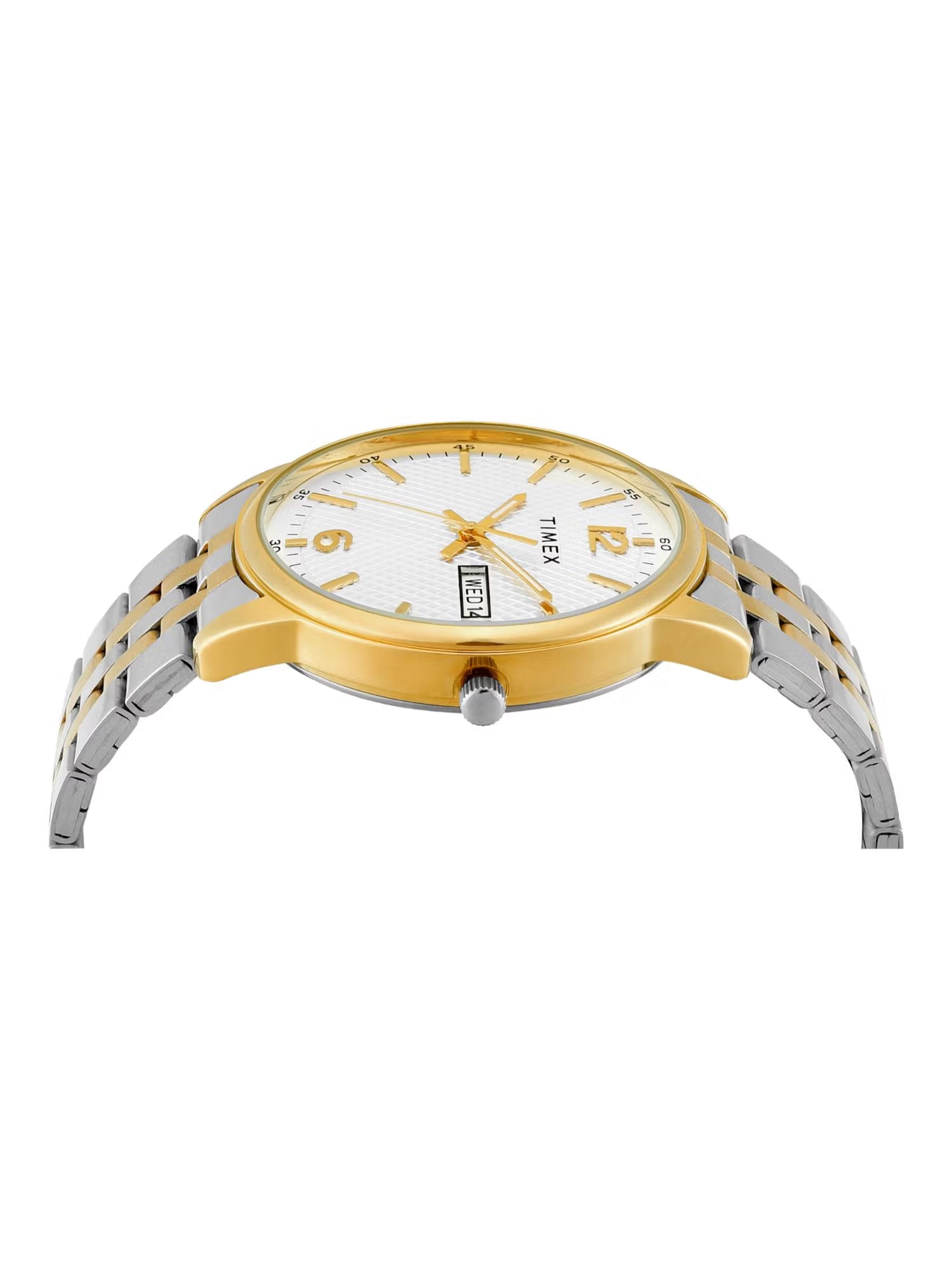 TIMEX Classics Silver Round Dial Analog Mens Watch - TWTG12112 - KRISHNA WATCH COMPANY