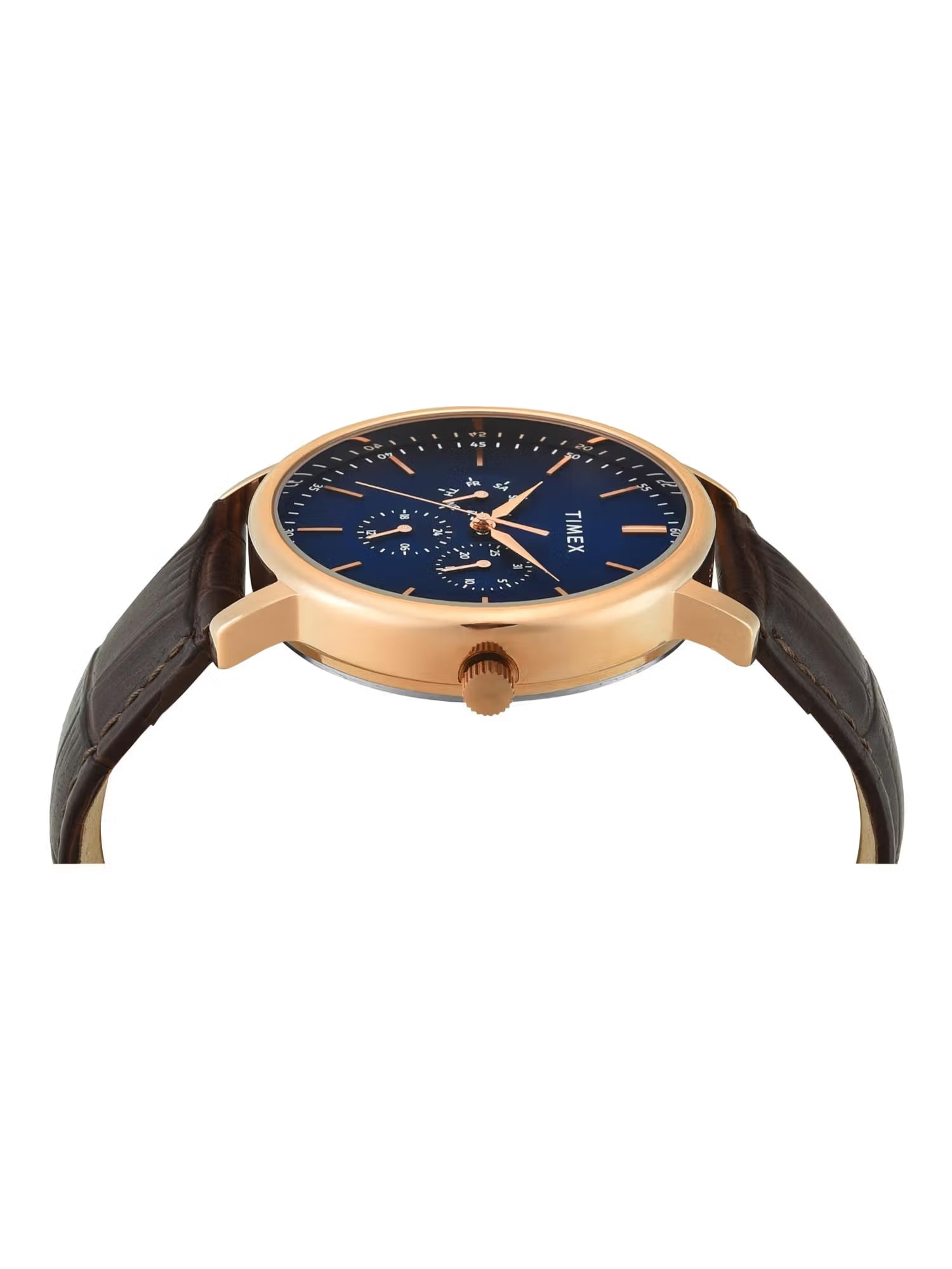Timex Trendline Round 42mm Blue Dial Analog Men Watch - TWTG12804 - KRISHNA WATCH COMPANY