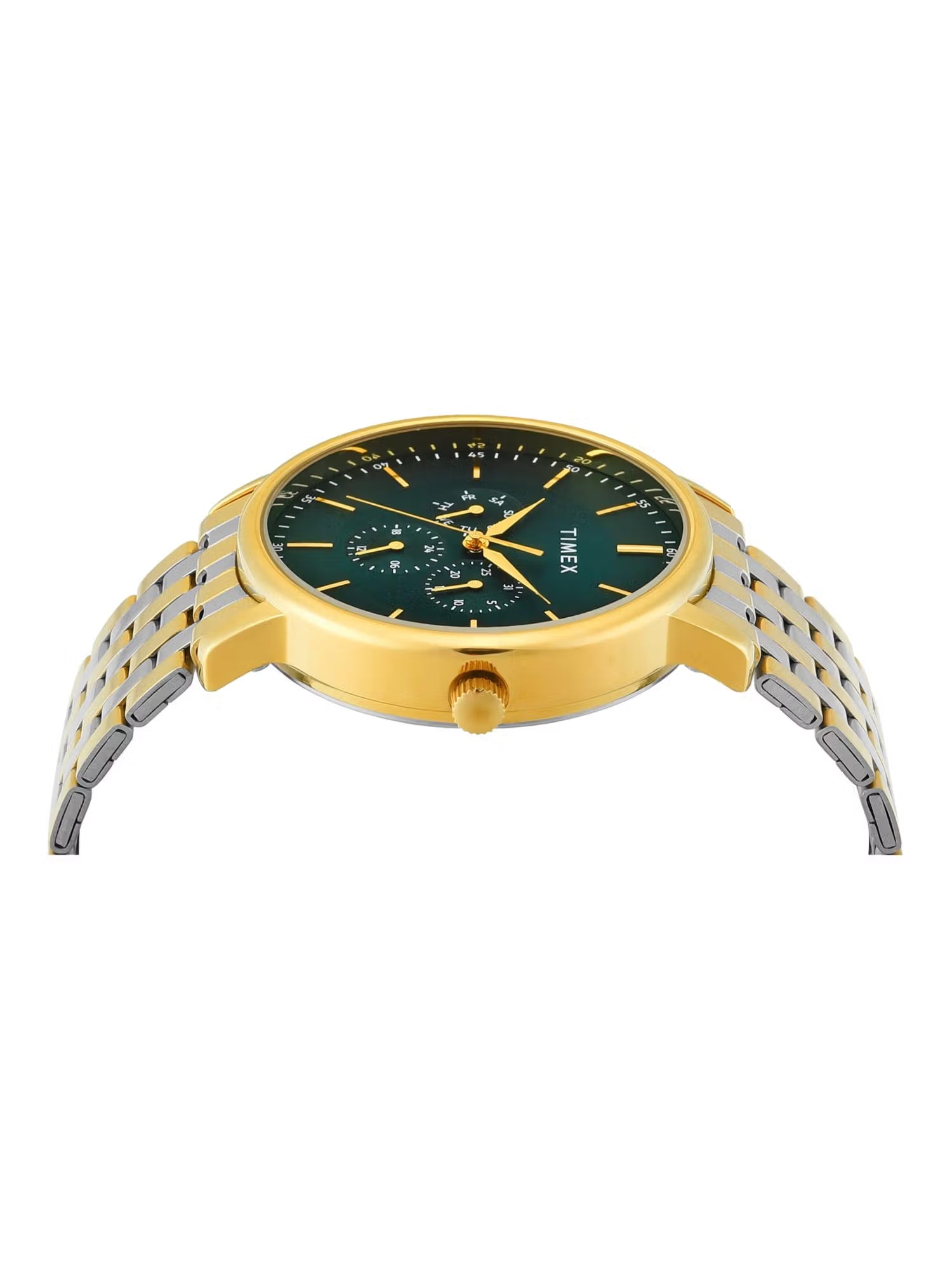 Timex Trendline Round 42mm Green Dial Analog Men Watch - TWTG12806 - KRISHNA WATCH COMPANY