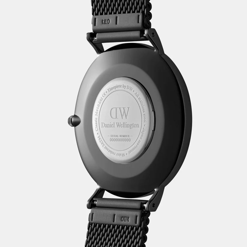 Daniel Wellington Classic Men's Black Analog Stainless Steel Watch DW00100632K - KRISHNA WATCH COMPANY