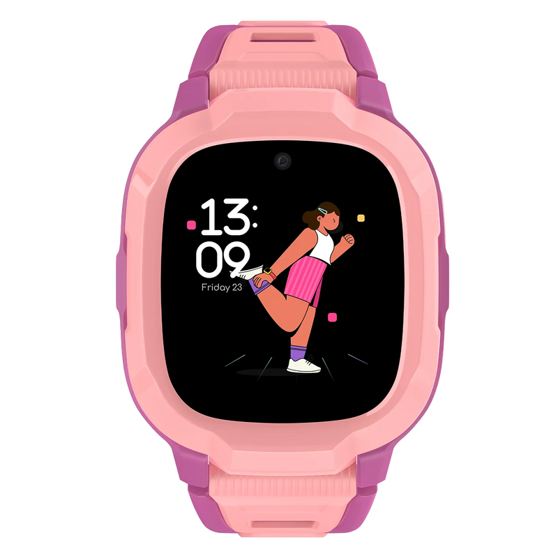 Noise Junior Explorer 2 Smart Watch for Kids with 4G SIM Compatible, 2-Way Video & Voice Calling, Geofencing, Real Time Location Monitoring via Google Maps, IP68, SOS Emergency Alerts (Power Pixel)