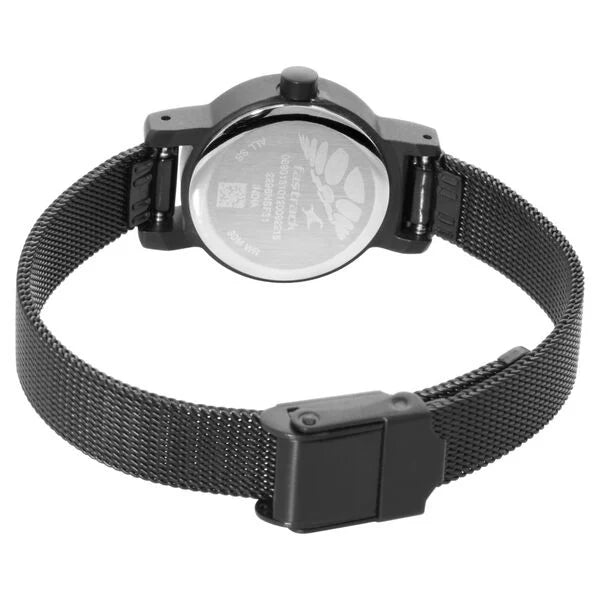 Fastrack Hitlist Quartz Analog with Date Black Dial Stainless Steel Strap Watch for Girls nr2298nm01 / 2298nm01 - KRISHNA WATCH COMPANY