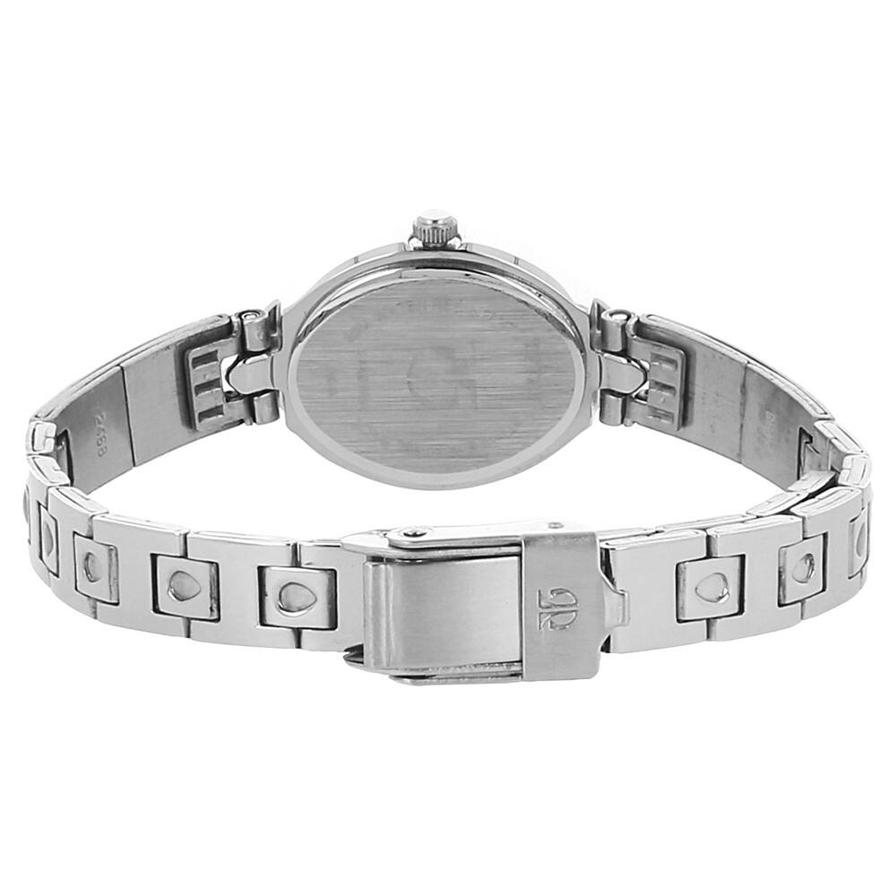 Titan White Dial Silver Stainless Steel Strap Watch 2468SM05 (DE803) - KRISHNA WATCH COMPANY