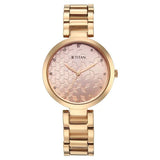Titan Purple Superheads Quartz Analog Watch For Women - 2480WM08 - KRISHNA WATCH COMPANY