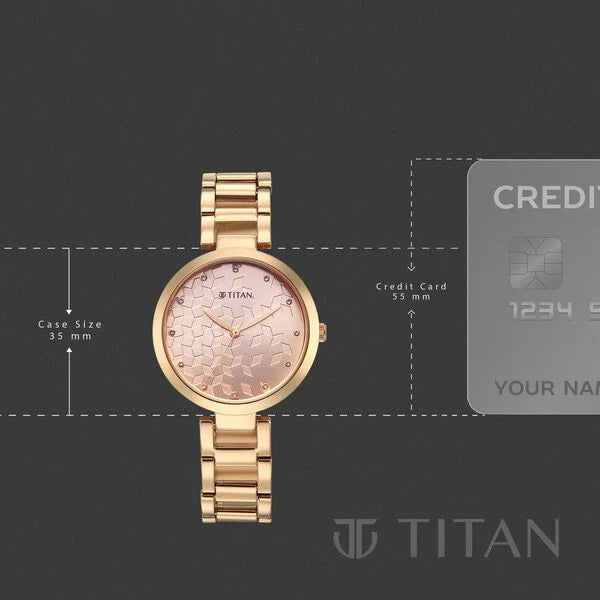 Titan Purple Superheads Quartz Analog Watch For Women - 2480WM08 - KRISHNA WATCH COMPANY