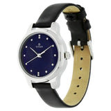 TITAN Workwear Watch with Blue Dial & Leather Strap 2481SL08