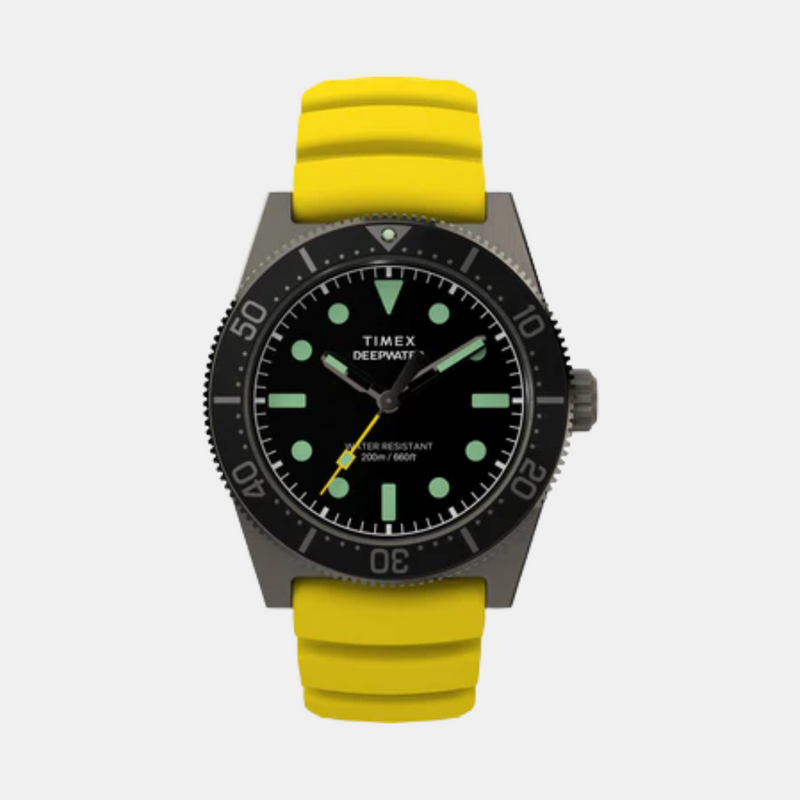 TIMEX Deep Water Men Black Round Dial Analog Watch - TW2W74800UJ