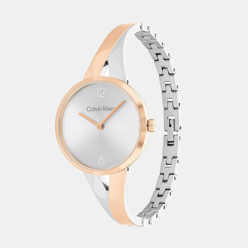 Calvin Klein Women Quartz Silver Dial Analog Stainless Steel Watch 25100028 - KRISHNA WATCH COMPANY