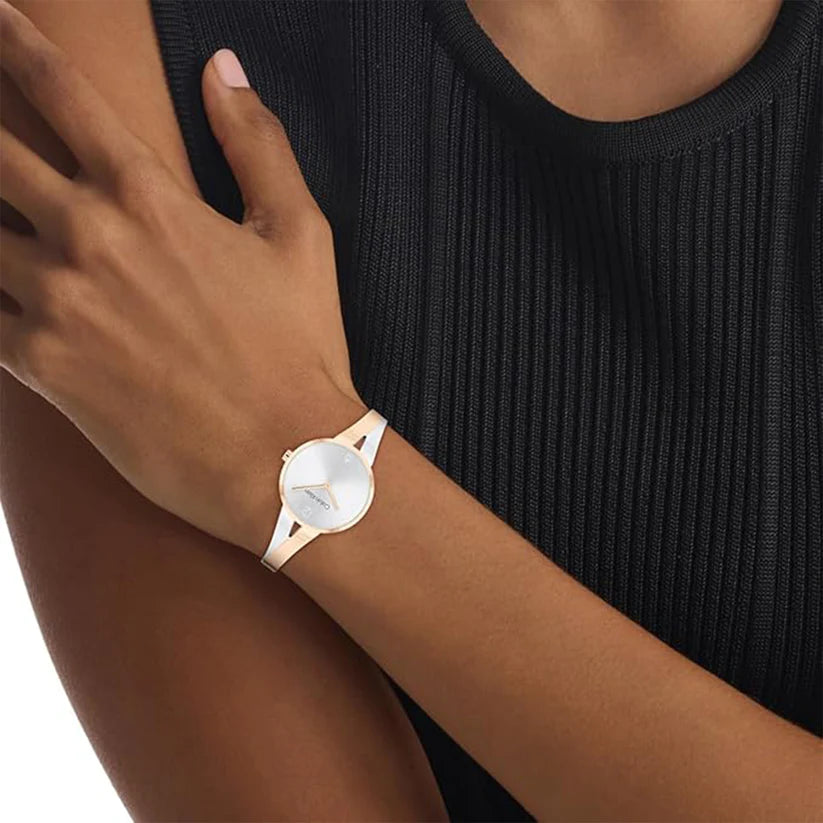 Calvin Klein Women Quartz Silver Dial Analog Stainless Steel Watch 25100028 - KRISHNA WATCH COMPANY