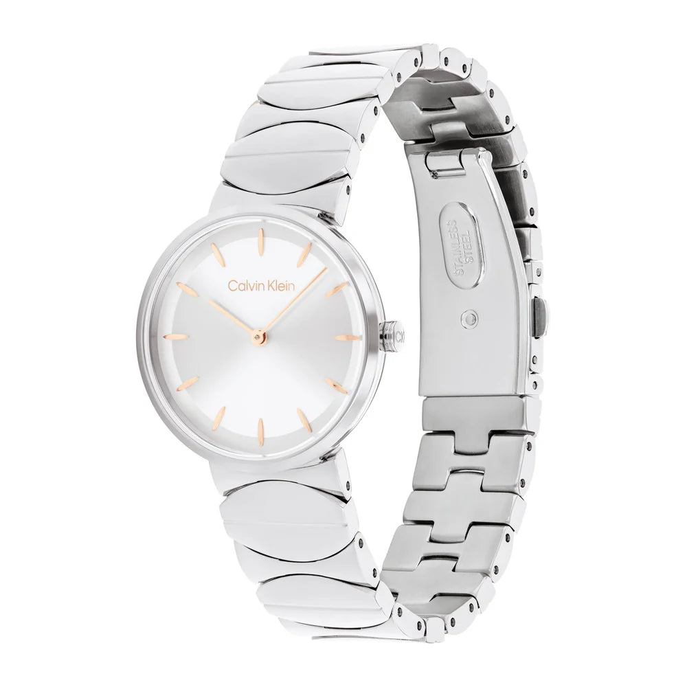 CALVIN KLEIN WOMEN'S STAINLESS STEEL BRACELET WATCH - 25100042 - KRISHNA WATCH COMPANY