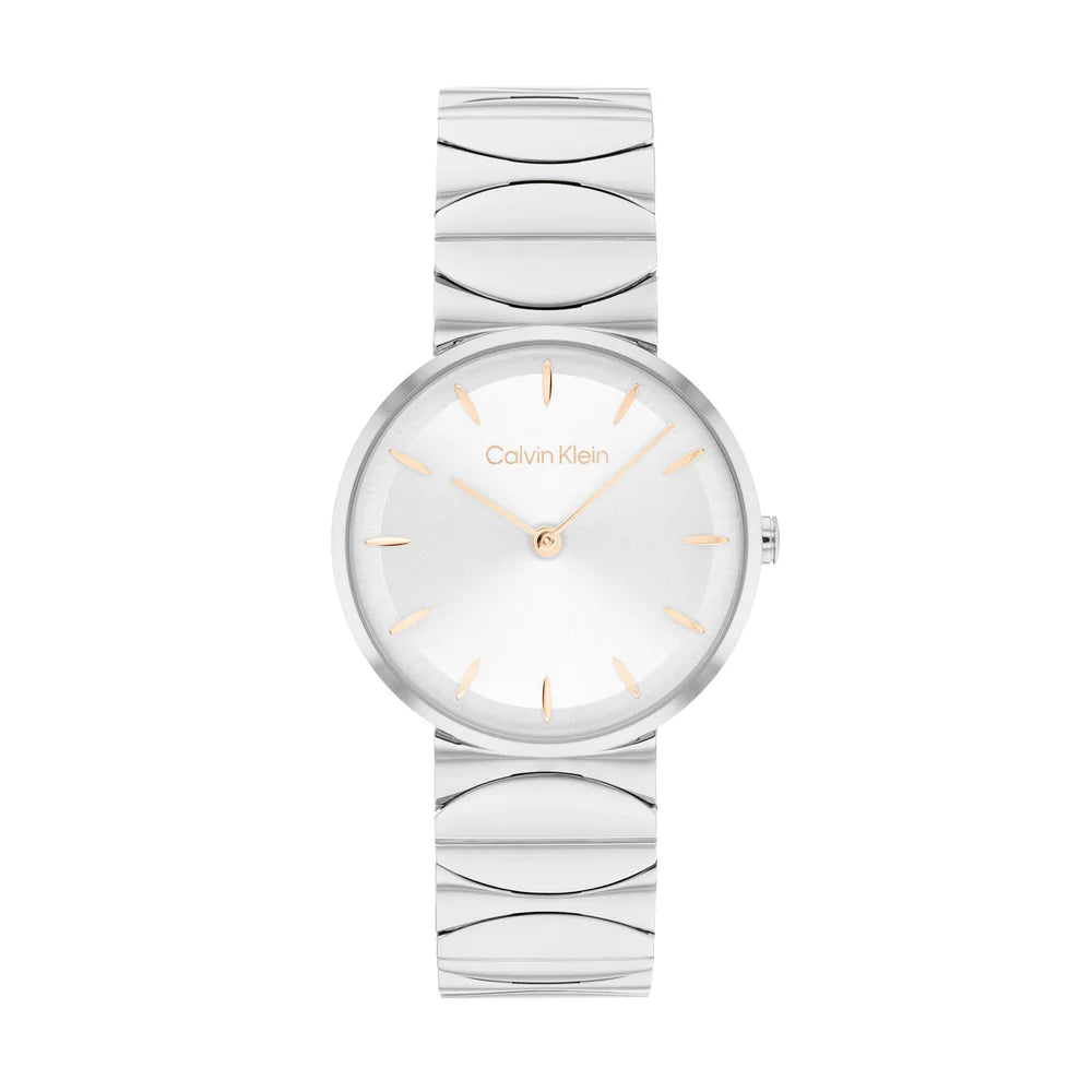 CALVIN KLEIN WOMEN'S STAINLESS STEEL BRACELET WATCH - 25100042 - KRISHNA WATCH COMPANY