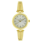 Titan Champagne Dial Golden Stainless Steel Strap Watch - 2574YM01