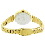 Titan Champagne Dial Golden Stainless Steel Strap Watch - 2574YM01